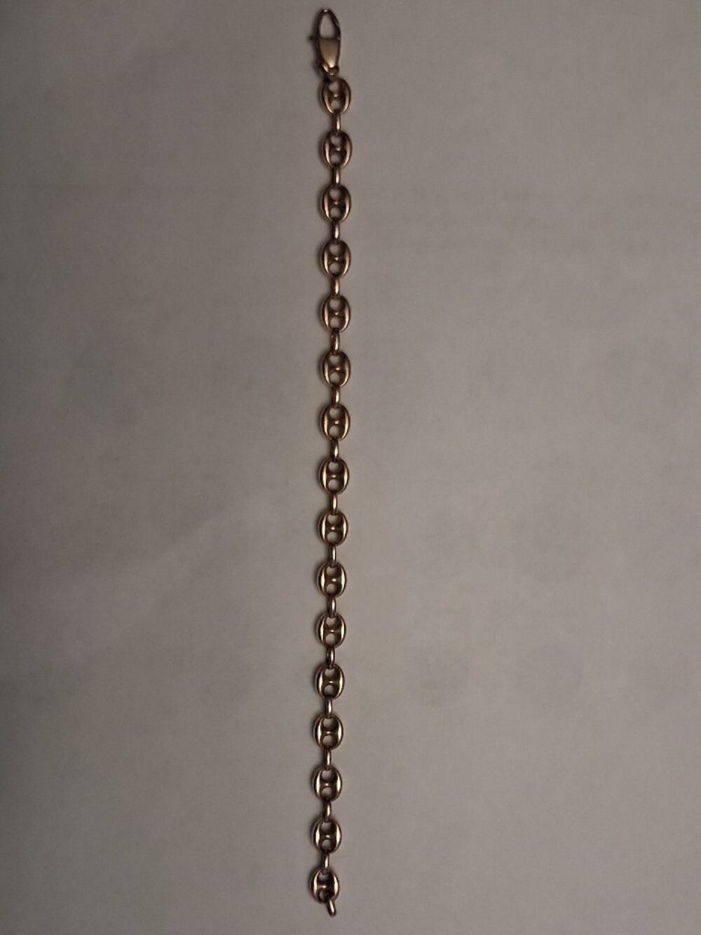Gold Mariner Anchor Link Bracelet 14K Yellow 6 3/4"
